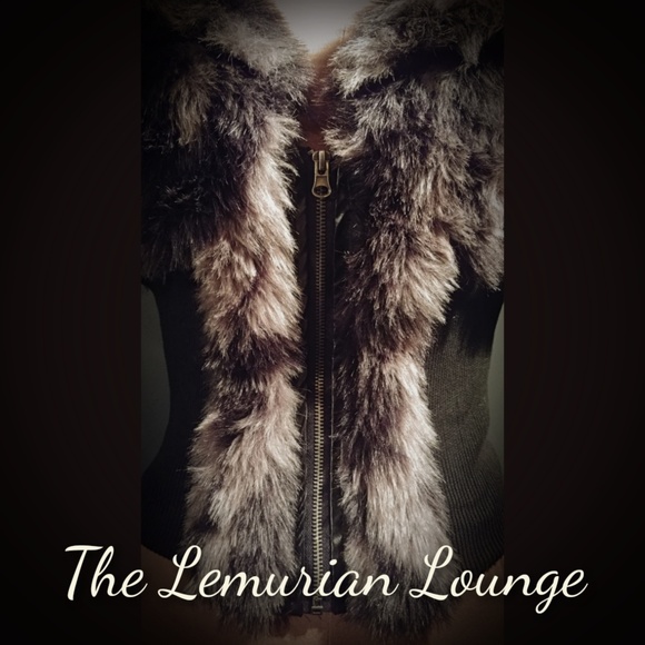 Faux Fur Zip Up Vest - Picture 2 of 4